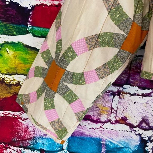 NWT Universal Thread Women's Quilted Jacket Small Cream Ring Button Up Pockets - Picture 5 of 7